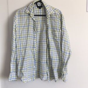 J Crew linen button down
